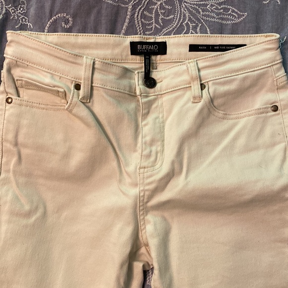 Cream Buffalo David Britton Jeans Size 29 - Picture 2 of 5